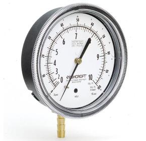 1495 Low Pressure Diaphragm Receiver Gauge 